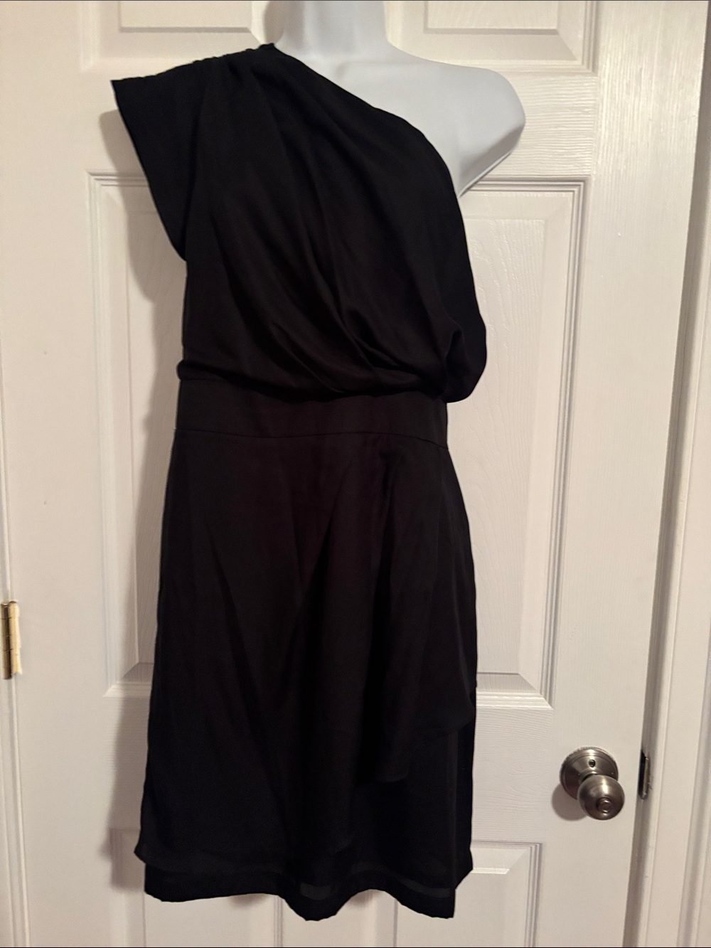 BCNG One-Shoulder Black Dress